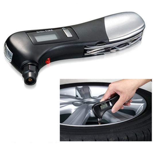 10-in-1 Multi-Tool Digital Tire Pressure Gauge