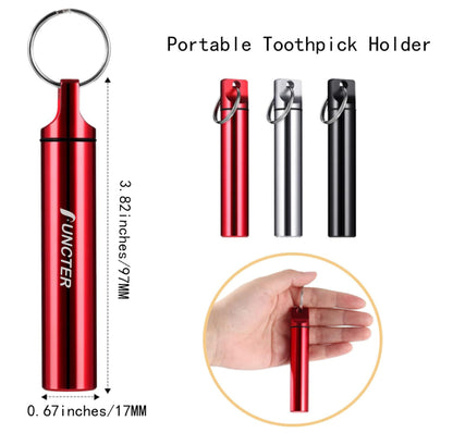 Metal Portable Toothpick Holder