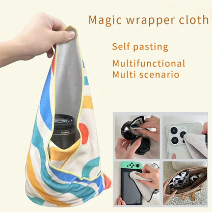 11.8" x 11.8" Custom Protector Self-Adhesive Magic Cloth Lens Wrap Makeup Bag