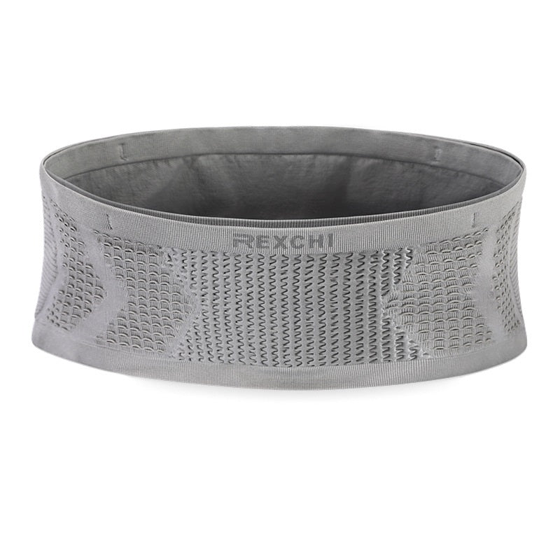 Multifunctional Knit Breathable Concealed Waist Bag For Women Men Outdoor Activities(M)