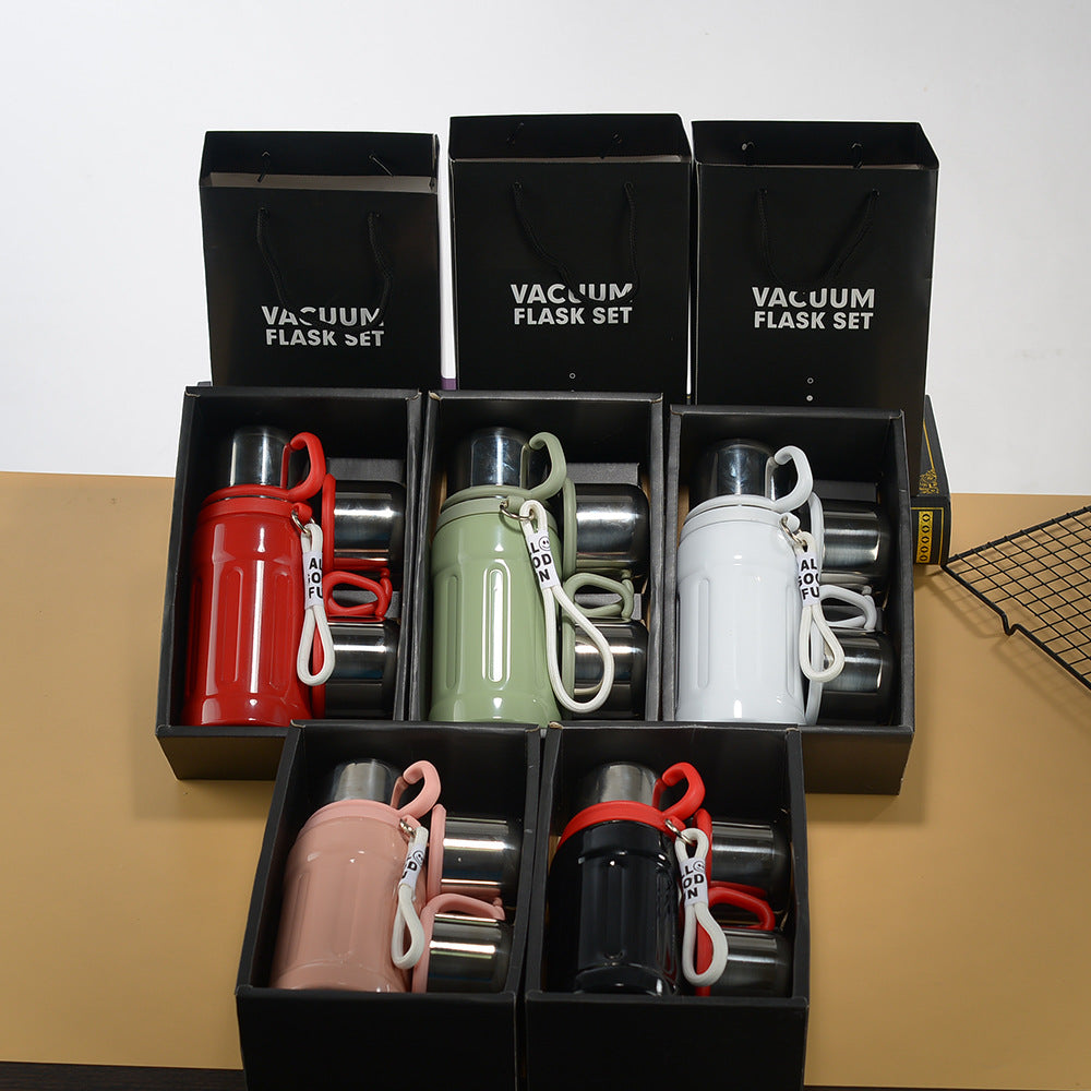 20 Oz/600ml 304 Stainless Steel Vacuum Insulated Bottle Thermal Bottle Gift Set