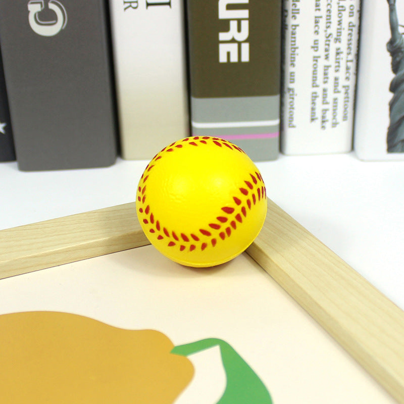 1 1/2" Baseball Shape Premium PU Material Stress Ball