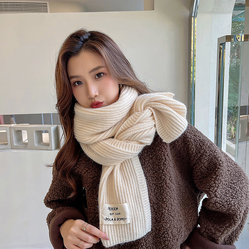 67" Winter Thicker Cable Knitted Scarf Wrap Chunky Long Warm Scarf