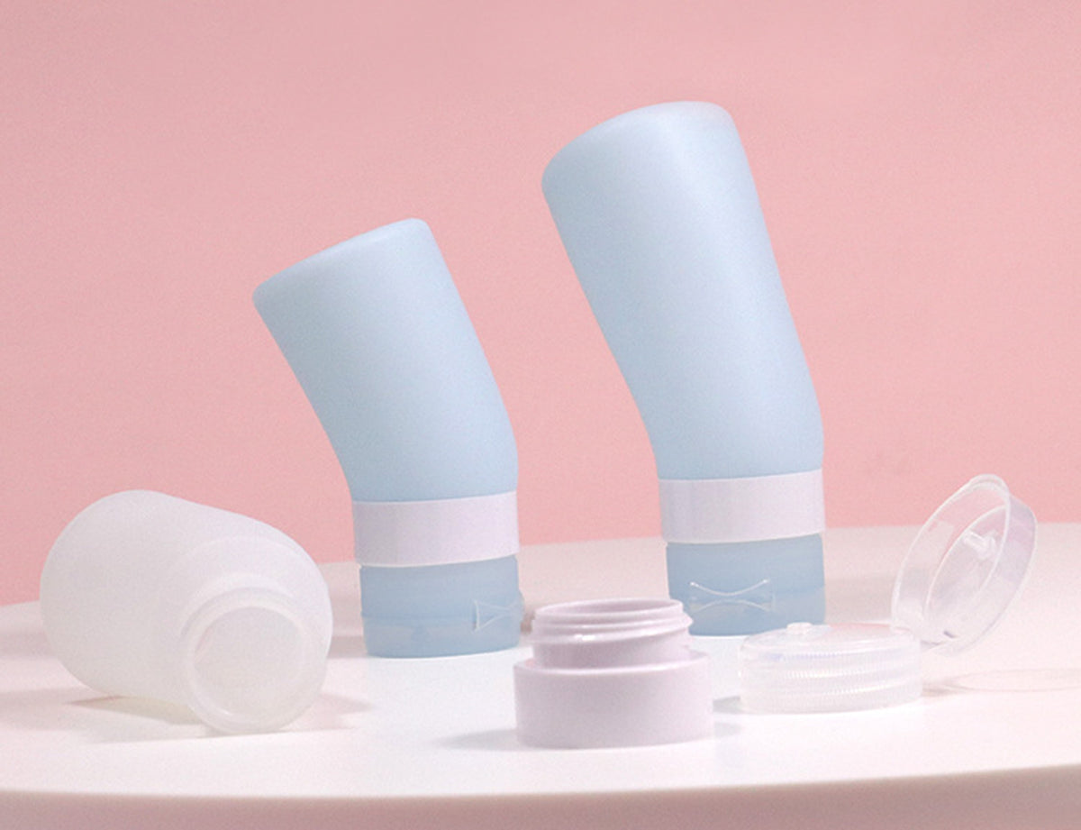 3OZ Leak Proof Travel Split Bottles For Toiletries Refillable Liquid Container