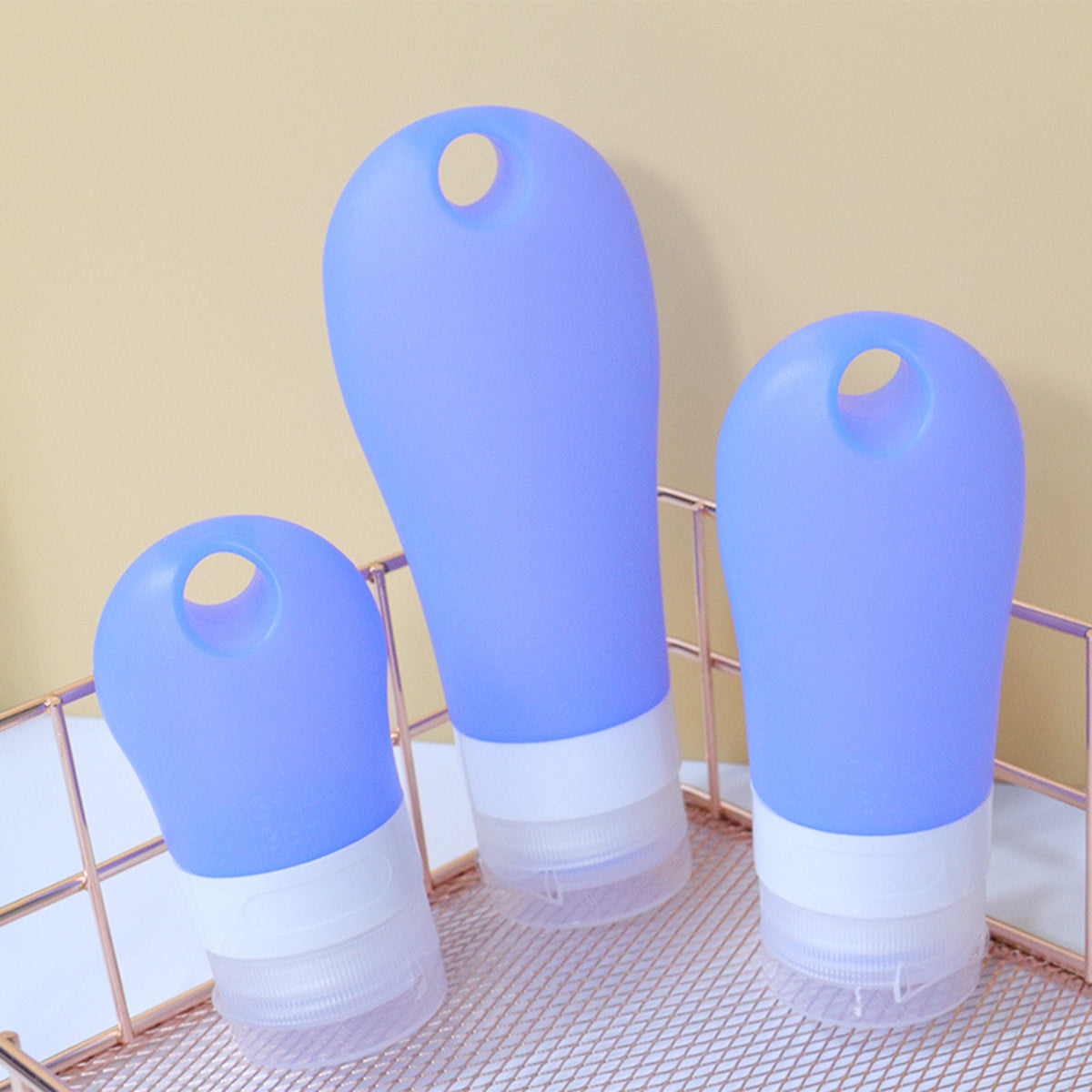 1.28 OZ Leak Proof Silicone Travel Split Bottles For Toiletries - TSA Approved Container