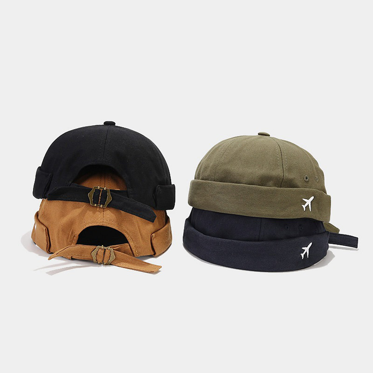 Cotton Adjustable Brimless Cap Skull Cap For Man