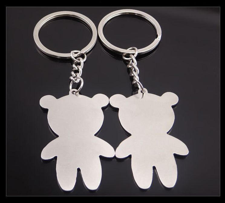 One Pair Lovers Bears Key Chain