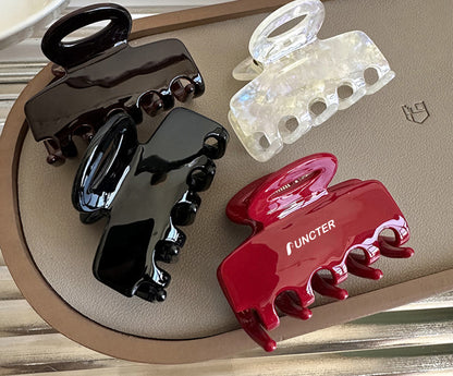 Small Size Rectangle Hair Claw Clip