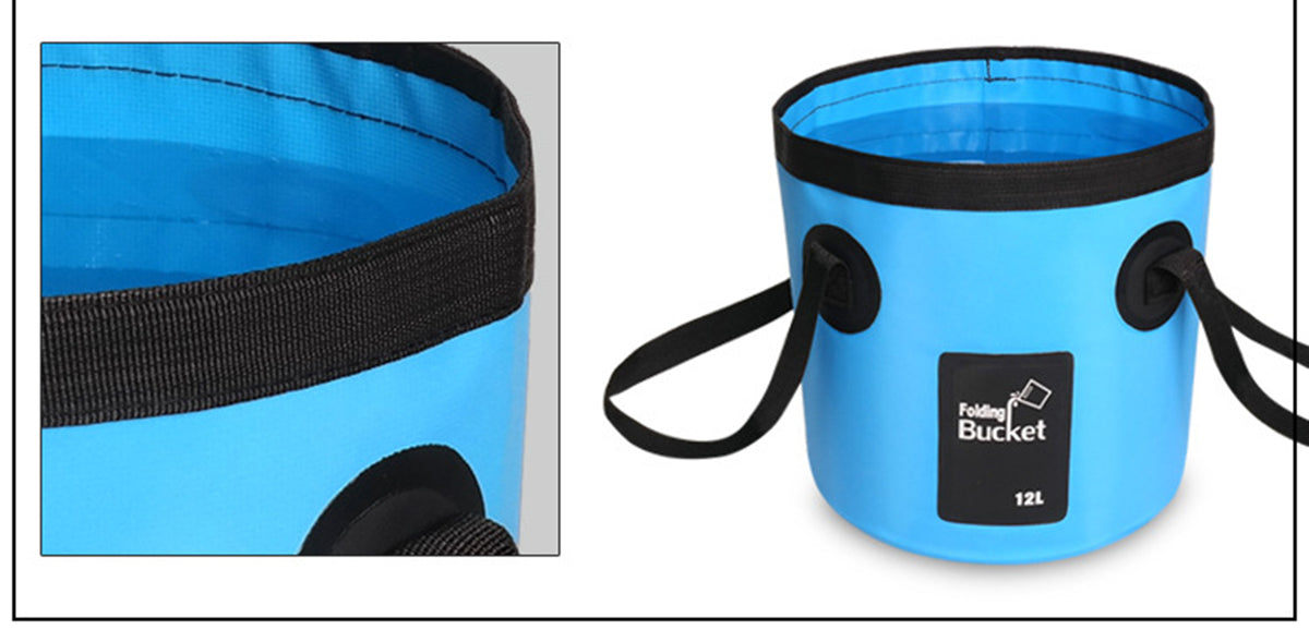 Collapsible Bucket 5 Gallon Container Folding Water Bucket Portable Wash Basin 20L