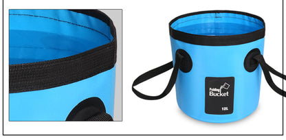 Collapsible Bucket 5 Gallon Container Folding Water Bucket Portable Wash Basin 20L