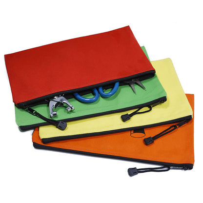 12.6" x 7.1" Zipper Tool Bags - Heavy-Duty 16 oz. Tool Pouch Cotton Tool Bag