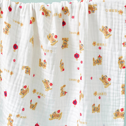 Full Color Imprint Premium Muslin Baby Wrap Swaddle Blanket