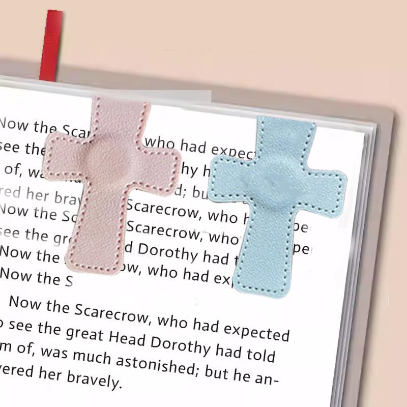 PU Magnetic Bookmark Book Page Clip