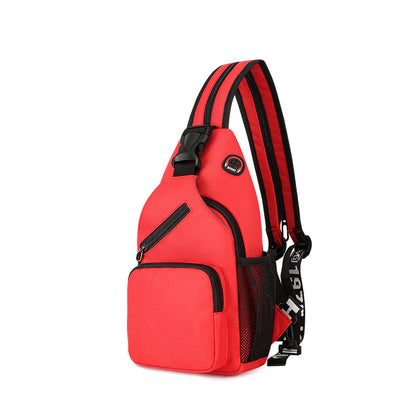 Oxford Sling Bag Chest Bag Shoulder Backpack Crossbody Bag For Men Women And Students