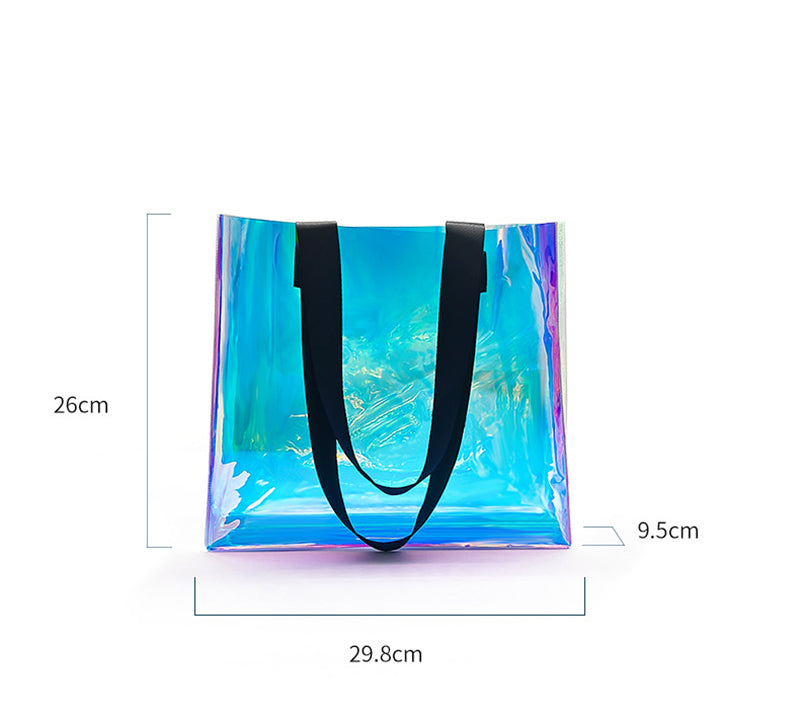 Iridescent Clear Blank Front