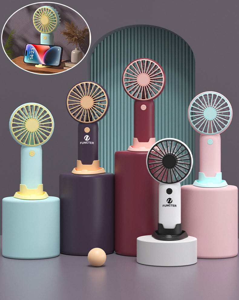 Mini Portable Handheld Fan Mini Breeze Rechargeable Hand Fan USB Rechargeable Fan
