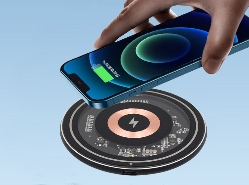 15W Magnetic Wireless Charger /Fast Charging (NO AC Adapter)