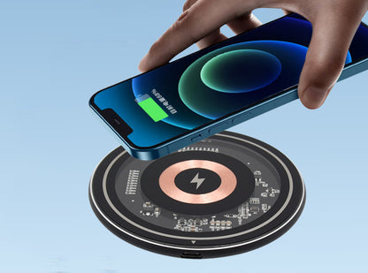 15W Magnetic Wireless Charger /Fast Charging (NO AC Adapter)