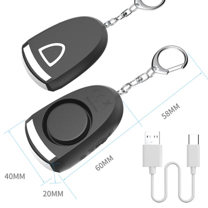 Portable Emergency Security SOS Siren Alarm Keychain