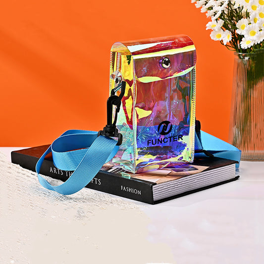 Holographic Iridescent Clear Jelly Crossbody Bag Shoulder Bag