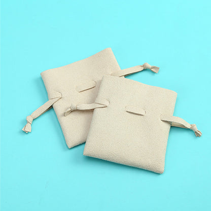3.2" Microfiber Jewelry Pouch Jewelry Bag Package Bag Small Gift Bag Drawstring Bag for Earring