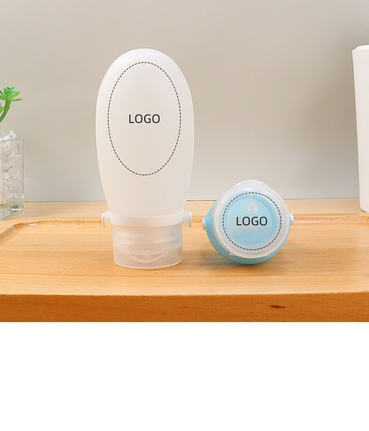 3oz Portable Refillable Traveling Size Liquid Containers ( 4pcs Set )