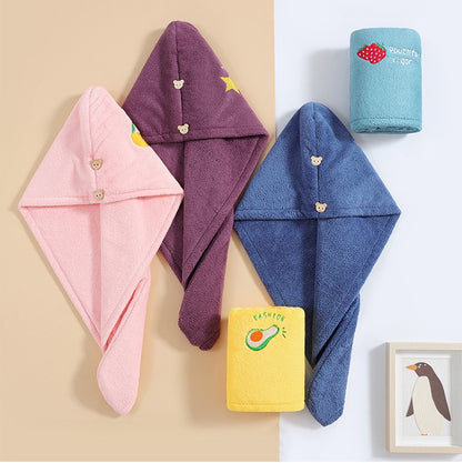 Microfiber Hair Towel Hair Turbans Wrap For Wet Hair