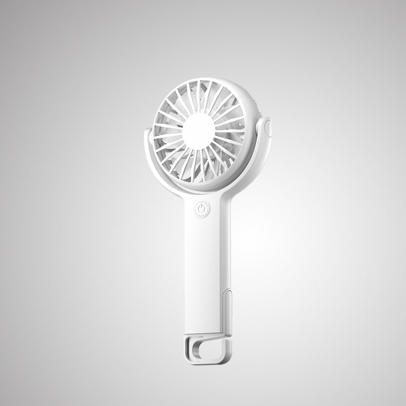 Mini USB Desktop Handheld Fan With 5-Speed Adjustable USB Rechargeable Fan