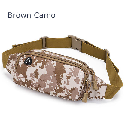 Multi Functional Outdoor Sports Water Resistant Oxford Camouflage Fanny Pack
