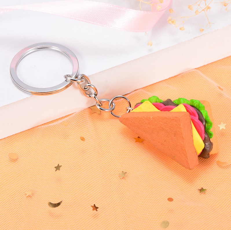 Fake Food Key Chain Pendant