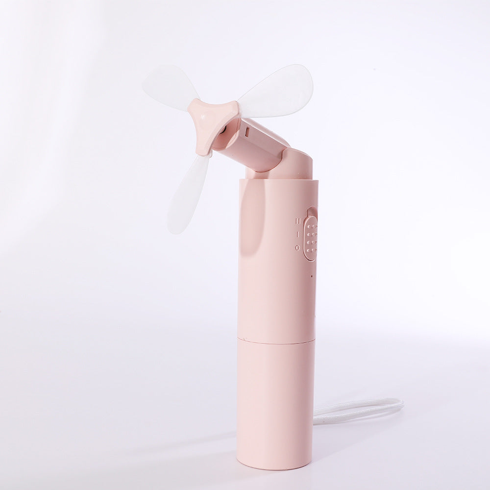 2000mAh Power Bank Folding Handheld Mini Fan Portable Rechargeable Small Foldable