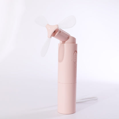 2000mAh Power Bank Folding Handheld Mini Fan Portable Rechargeable Small Foldable