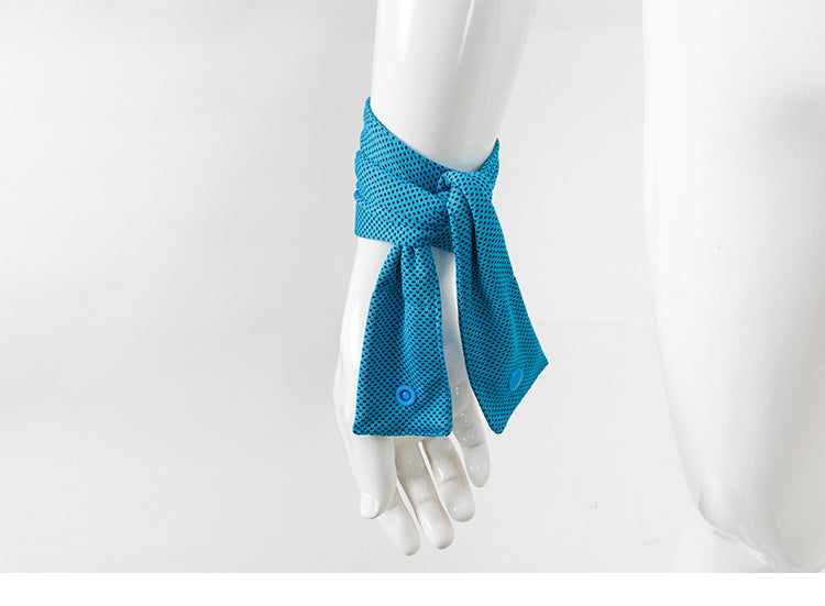 Cooling Ice Scarf With Built-in Cooling Beads