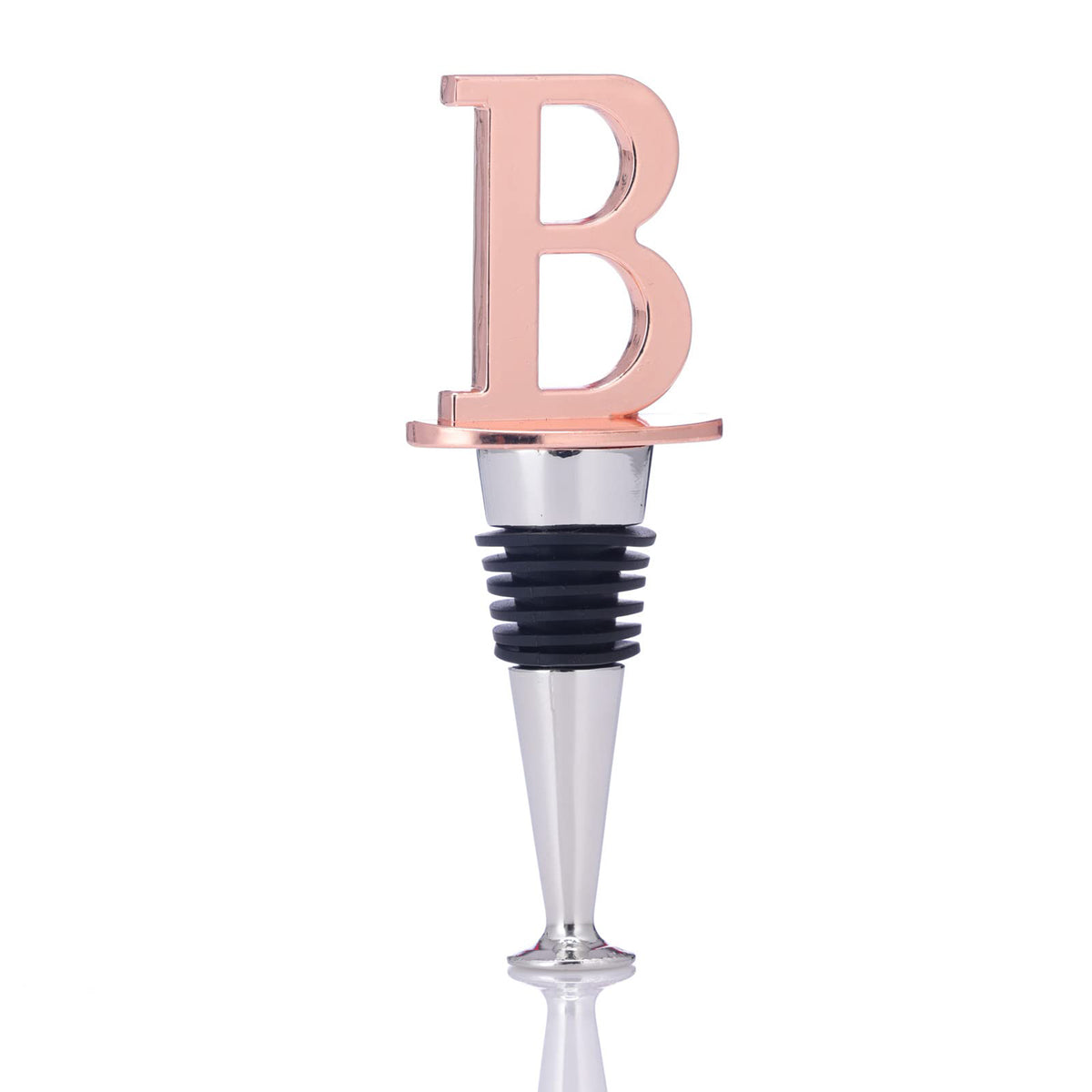 Metal Letter B Shape Reusable Wine Bottle Stoppers