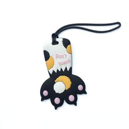 Fully Customizable 3D Raised Soft PVC Luggage Tag With Printed Back