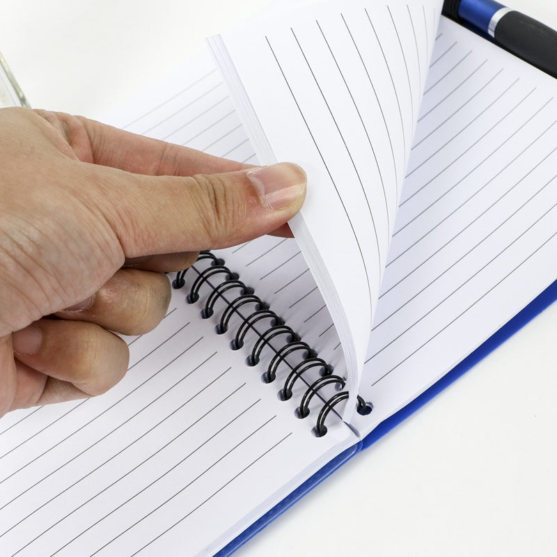 PP Journal Double Spiral Notebook W/ Stylus Pen