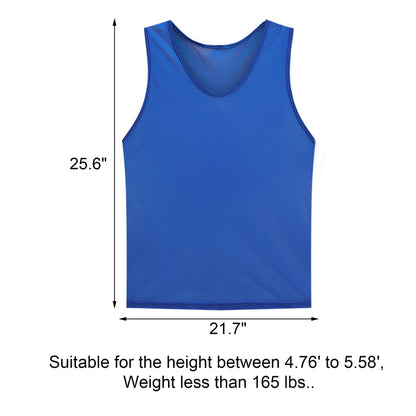 Custom Mesh Polyester Scrimmage Practice Vests Soccer Bib for Adult-Size M