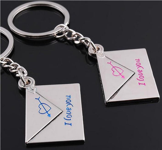 Metal Lovers Envelope Key Chains