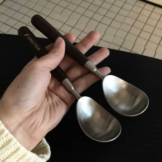 Wooden 304 Stainless Steel Scoop Watermelon Scoop Ice Cream Scoop