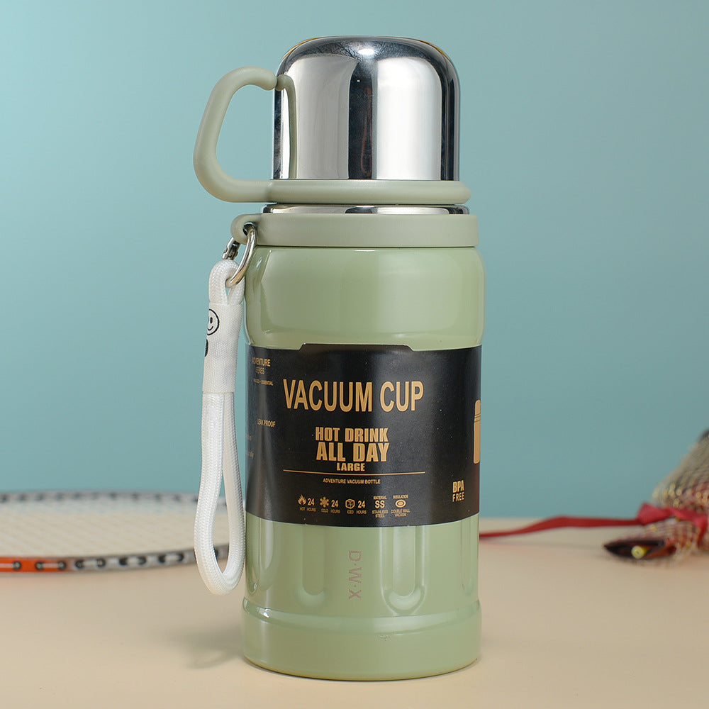20 Oz/600ml Water Bottle Vacuum Insulated Stainless Steel Bottle Thermal Bottle W/ Own Cup