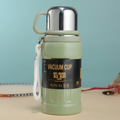 20 Oz/600ml Water Bottle Vacuum Insulated Stainless Steel Bottle Thermal Bottle W/ Own Cup