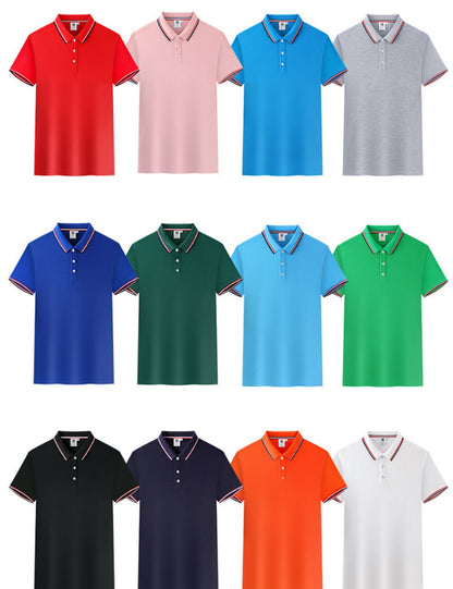 Unisex Polo Shirt Turn-Down Collar Promotional Shirt