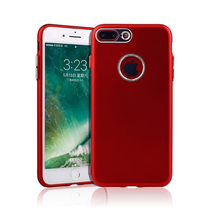 5.5" Metal Paint Full Cover Phone Case For phone 8 Plus