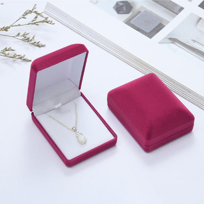 Premium Velvet Jewelry Necklace Box Jewelry Gift Boxes Jewelry Case Packaging Box