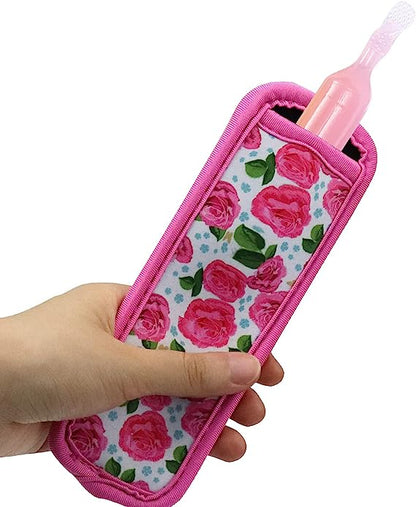 Full Printing Ice Pop Sleeves Neoprene Popsicles Holders Bags Reusable Popsicles Covers