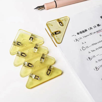 Triangle Book Corner Paper Clip Book Clips Prevent Books From Curling Clip Bookmark