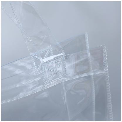 PVC Transparent Tote Bag Clear Shoulder Bag Stadium Approved Bag