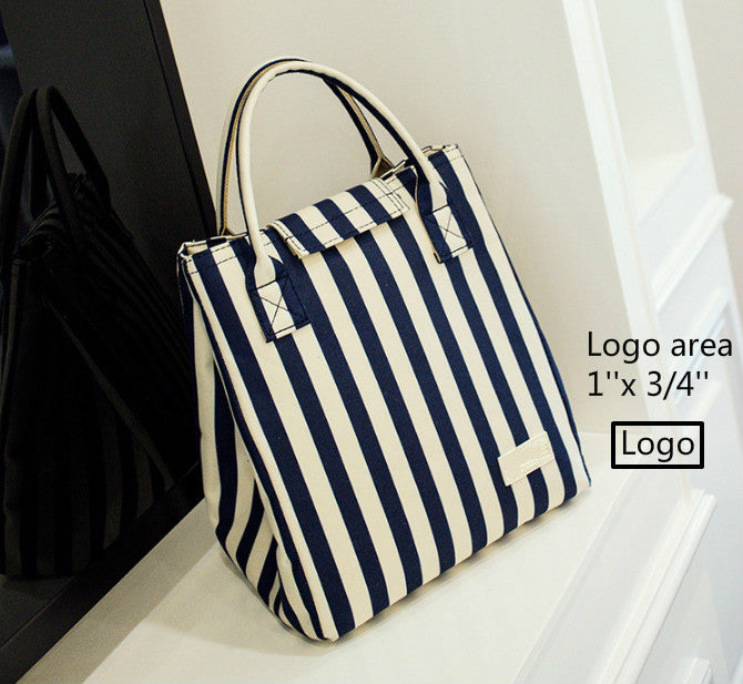 Oxford Insulated Lunch Bag or Grocery Cooler Tote w/Velcro?Top