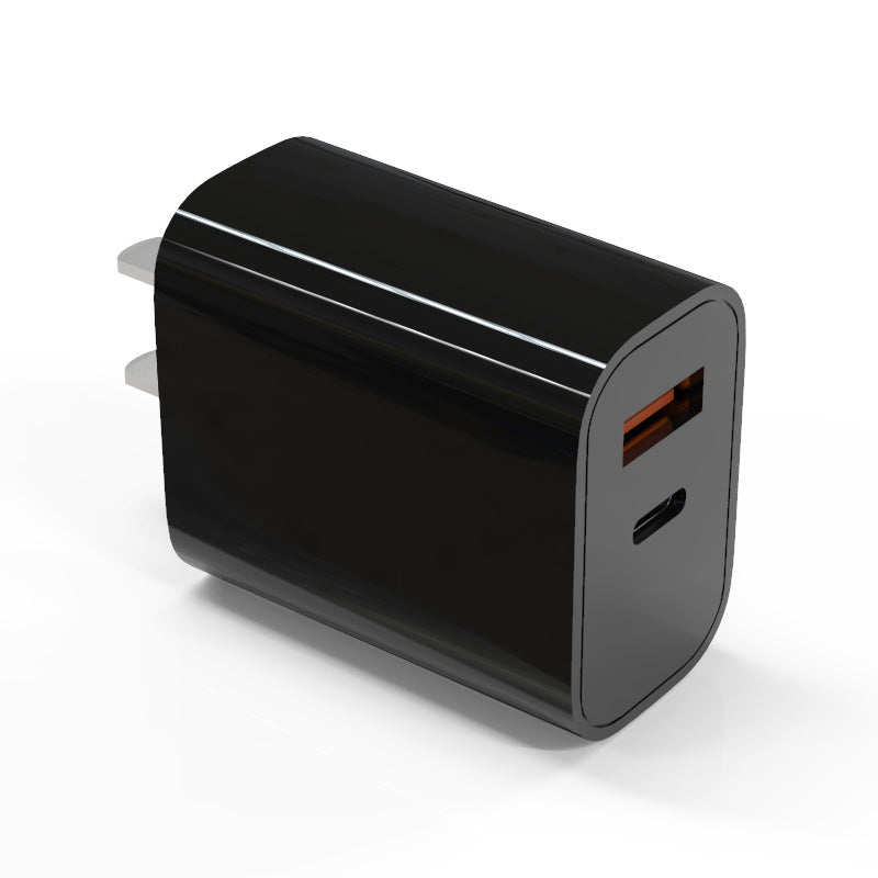 PD 20W + 3.0QC Dual Port Travel Charger W/ETL/FCC Certification