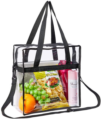 Clear PVC Shopping Bag Single Shoulder Bag Tote Bag